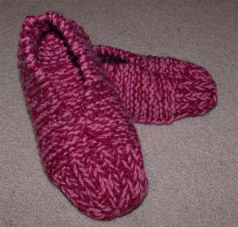 Easy Knit Slipper Pattern Free