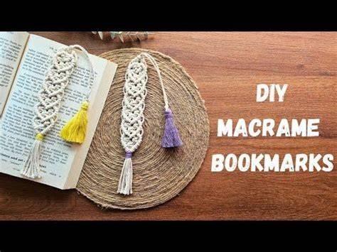 Easy Macrame Bookmark Tutorial