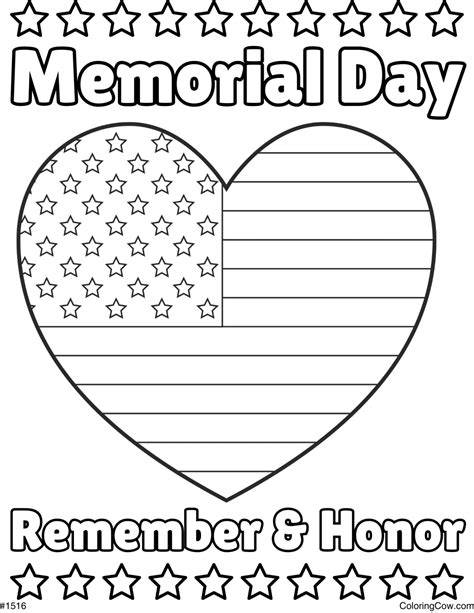 Easy Memorial Day Coloring Pages