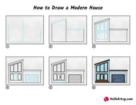 Easy Modern Architecture Drawing