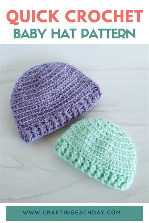 Easy Newborn Crochet Hat Pattern Free