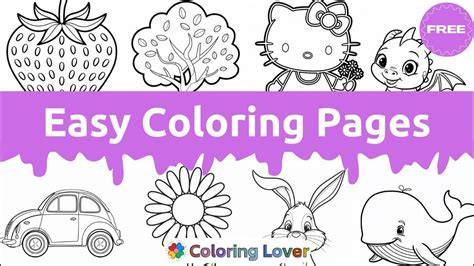 Easy Pages To Color