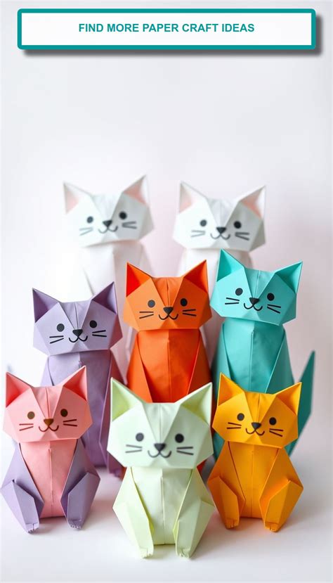 Easy Paper Cat Crafts for Beginners