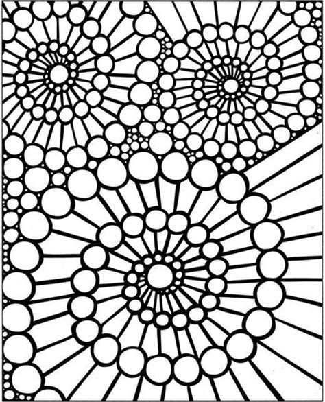 Easy Pattern Coloring Pages