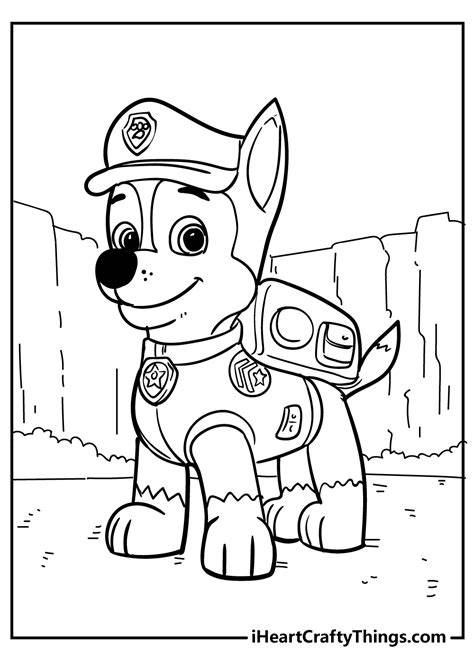 Easy Paw Patrol Coloring Pages