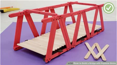 Easy Popsicle Stick Bridge