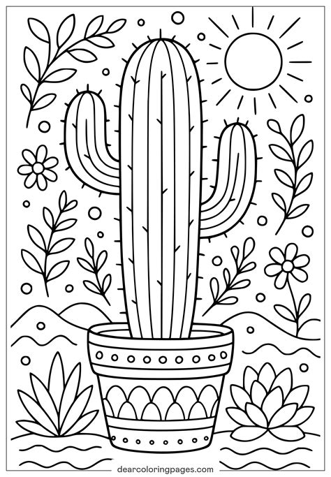 Easy Relaxing Coloring Pages