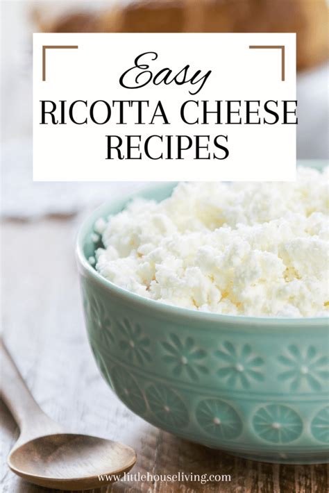 Easy Ricotta Recipes
