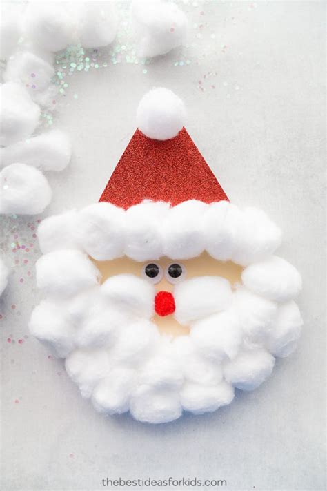 A Simple Santa Handprint Craft For Kids