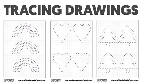 Easy Simple Drawings To Trace For Kids