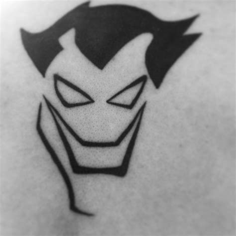 Easy Simple Joker Tattoo