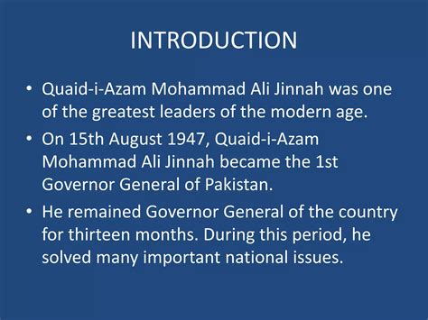 Easy Speech On Quaid E Azam Introduction