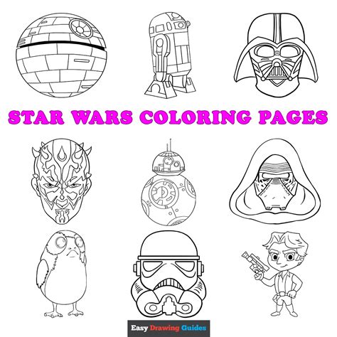 Easy Star Wars Coloring Pages Printable