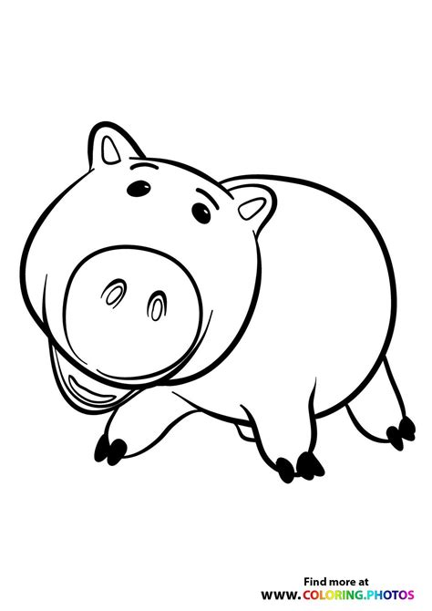 Easy Toy Story Coloring Pages