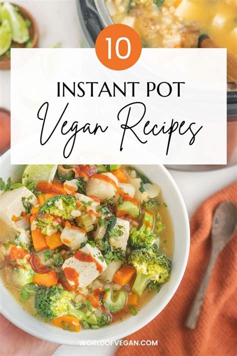 Easy Vegan Instant Pot Recipes