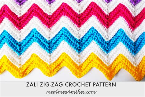 Easy Zig Zag Crochet Pattern