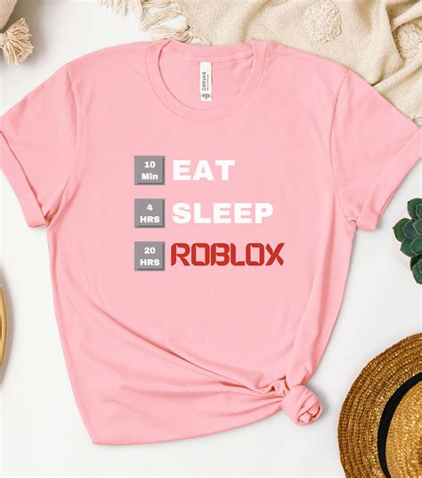 Eat Sleep Roblox Tee - Etsy