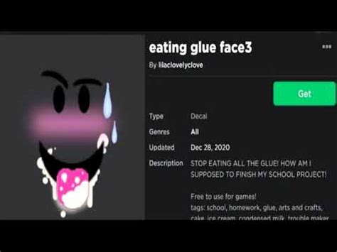 Eating Glue Face Roblox READING FUNNY COMMENTS! (roblox 