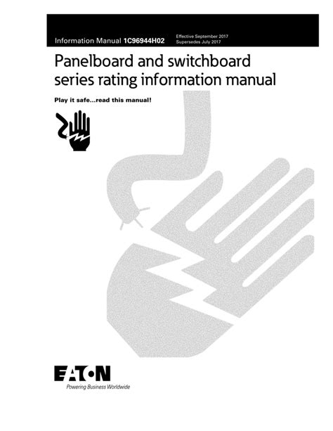 Eaton Series Rating Chart