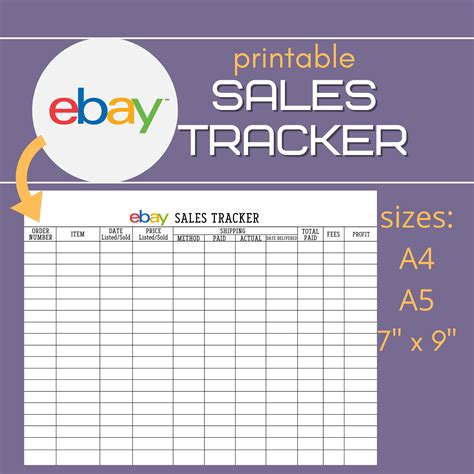 Ebay Excel Template