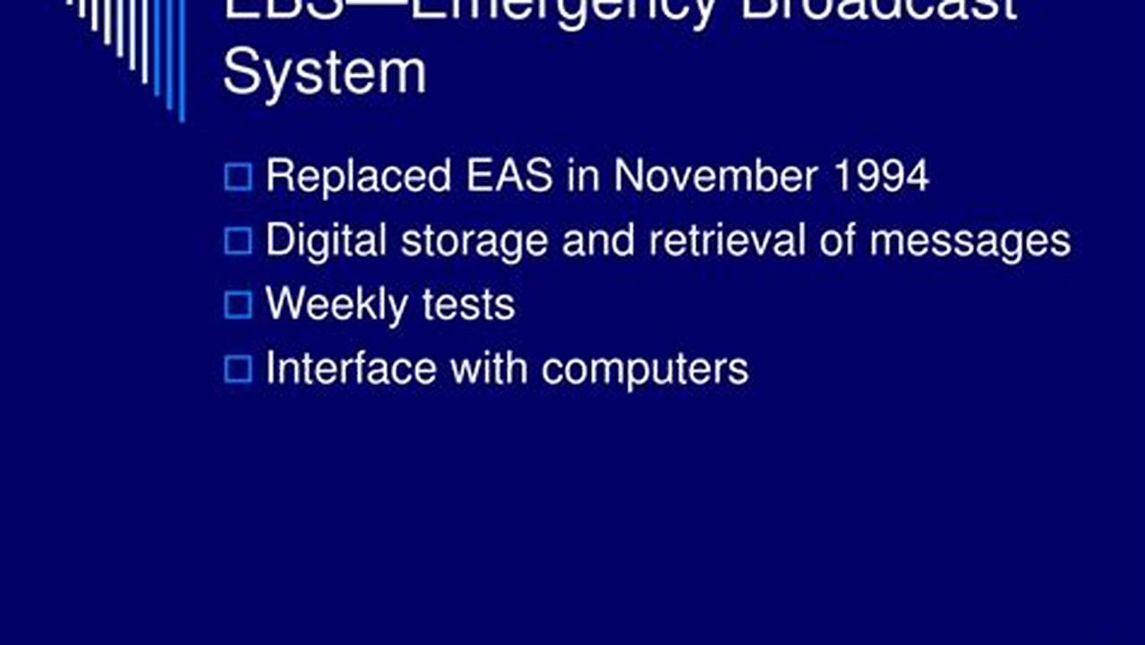 Ebs Emergency Broadcast System 2025