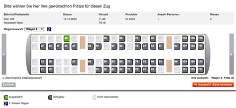 Ec 8 Sitzplatzreservierung