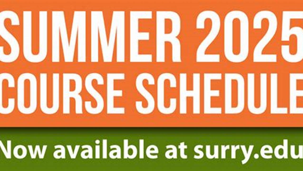 Ecc Summer Classes 2025 Courses