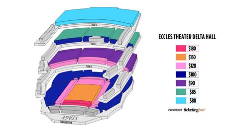 Eccles Theatre Seating Chart