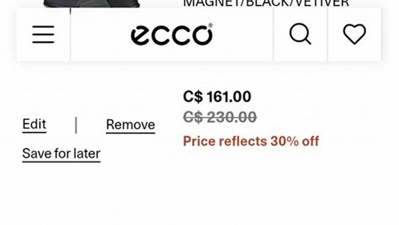 Ecco Promo Code 2024