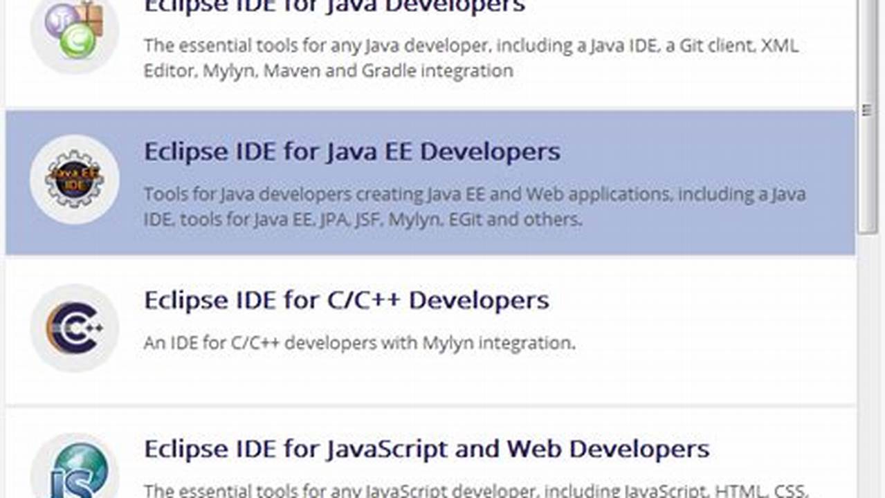 Eclipse Ide For Java Developers - 2024-03