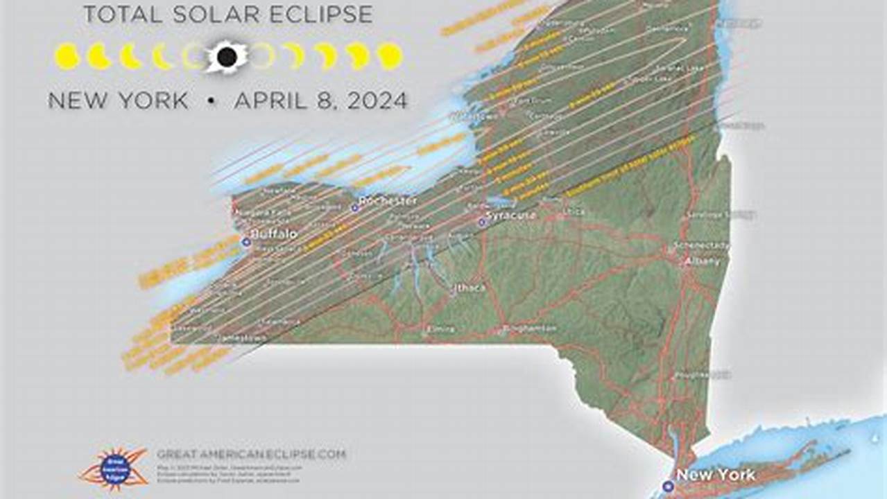 Eclipse Map Ny 2024
