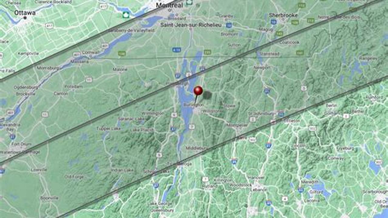 Eclipse Path Burlington App