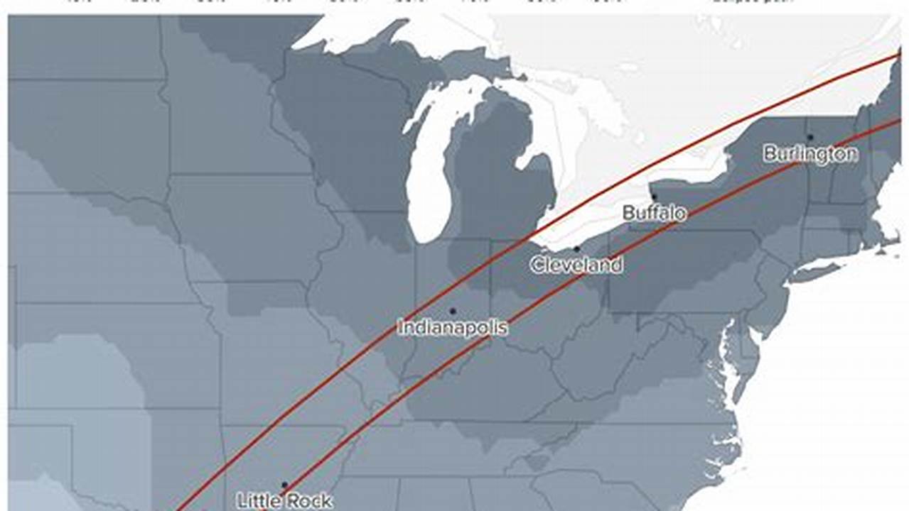 Eclipse Path Cloud Coverage Map