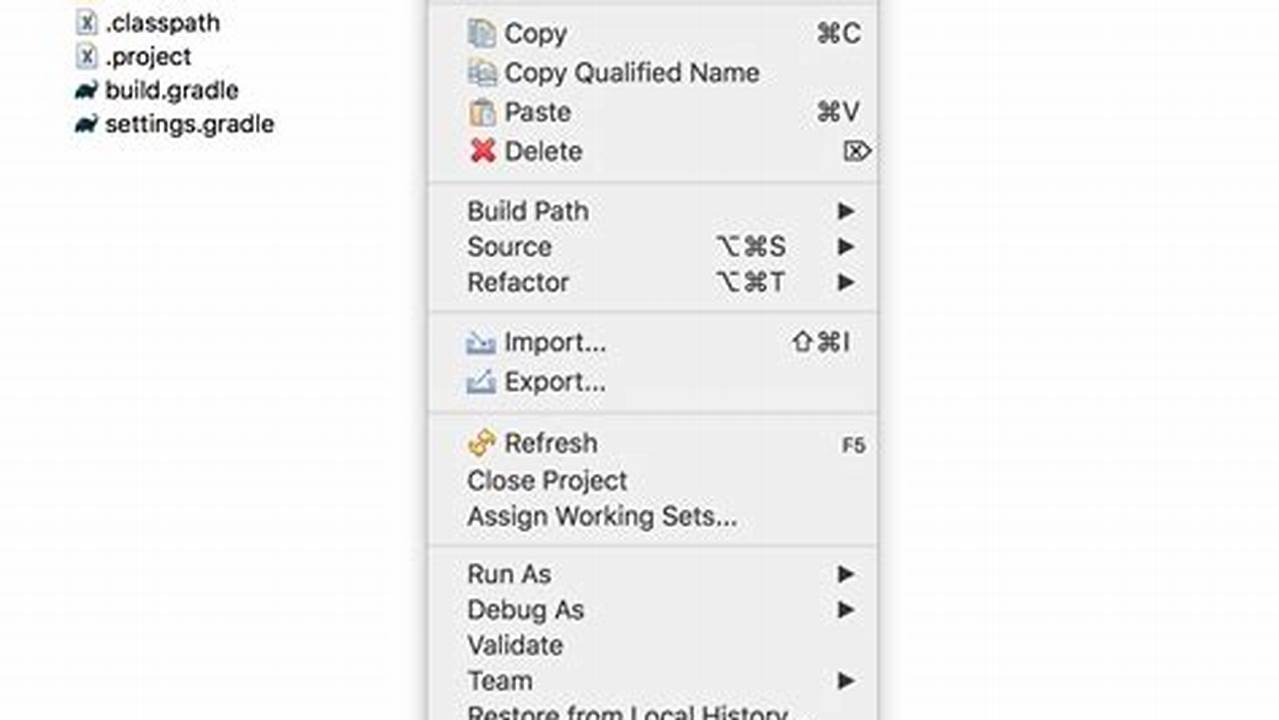 Eclipse Path Gradle Vs