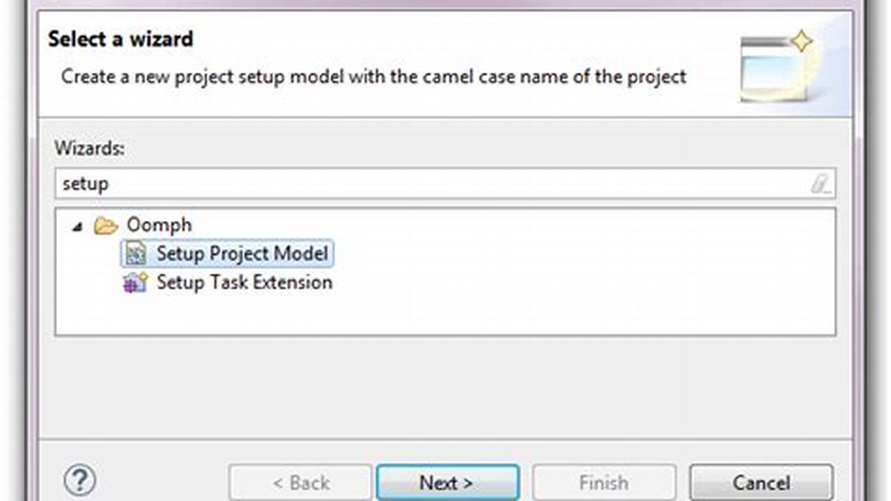 Eclipse Path Setup Wizard
