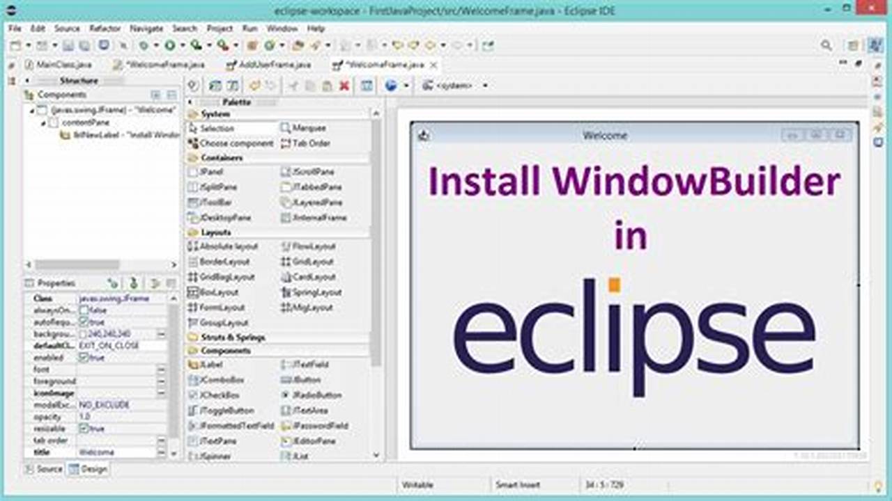 Eclipse Windowbuilder Tutorial