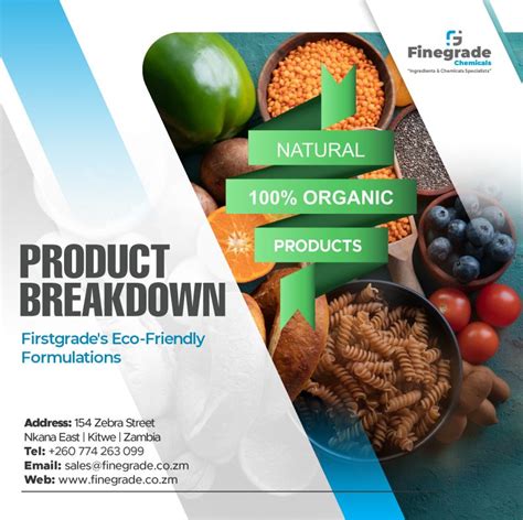 Eco-Friendly Formulations