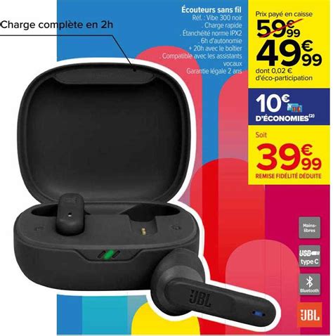 Ecouteur Sans Fil Carrefour