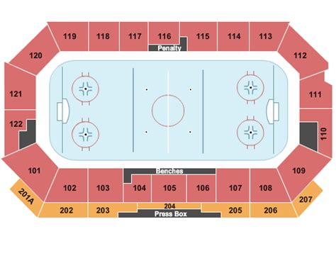 Ed Robson Arena Seating Chart