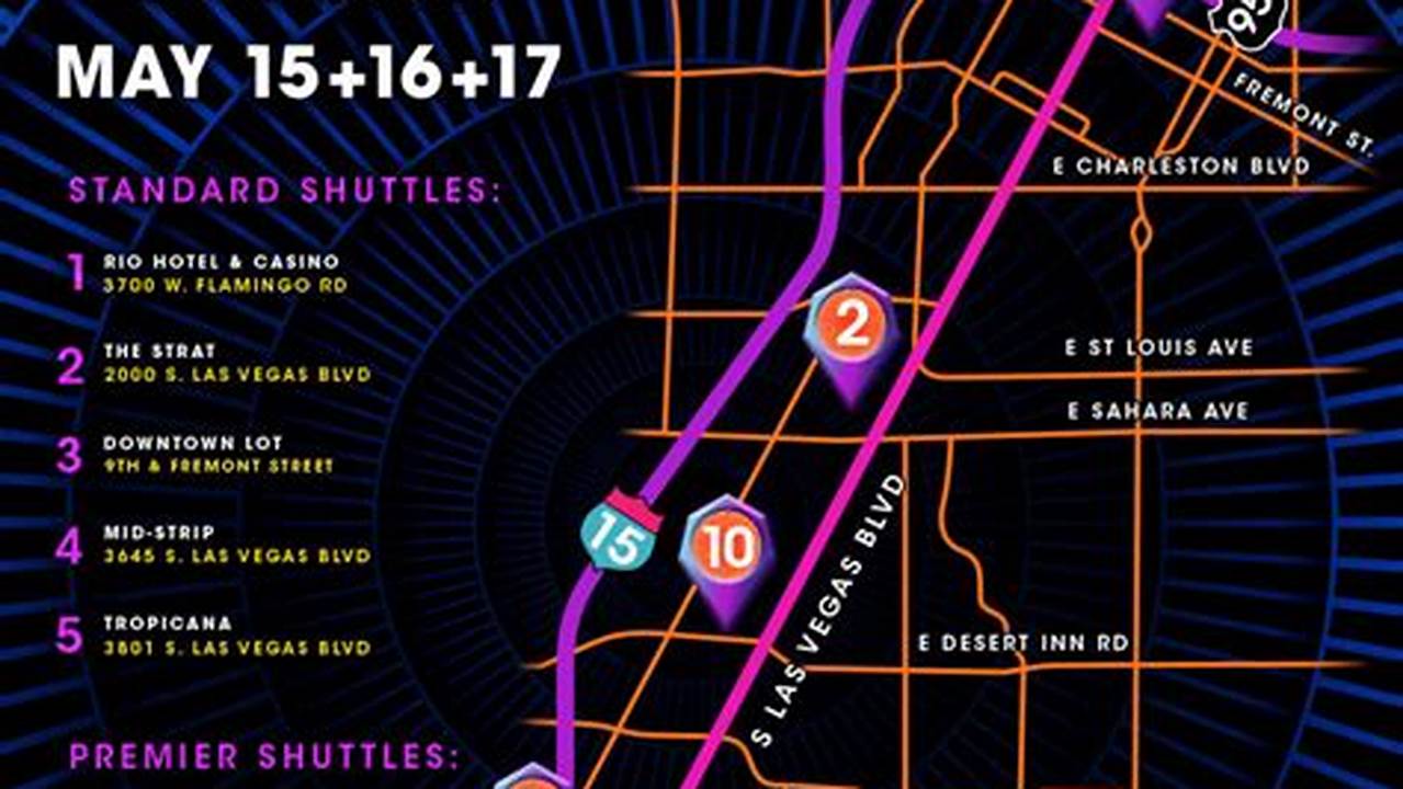 Edc Shuttle Map 2024