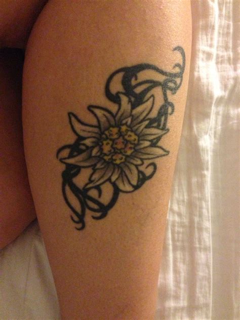 edelweiss tattoo Edelweiss tattoo, Flower tattoo