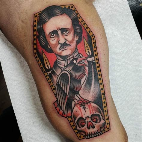 10 Spine-Chilling Edgar Allan Poe Tattoo Ideas to Inspire You