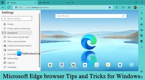 Edge Browser Tips