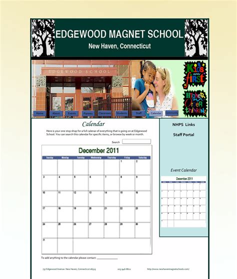 Edgewood Elementary Calendar