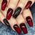 Edgy and Exquisite: Dark Red Nail Designs for a Striking Fashion Statement