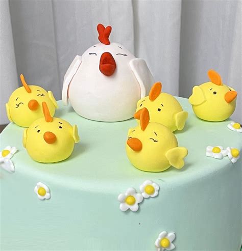 Feather Your Nest with Delicious Edible Chicken Cake Decorations: A Clucking Good Addition to Any Celebration