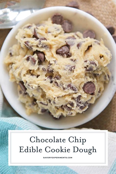 Edible Cookie Dough Recipe For One