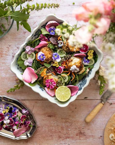 Edible Flower Salad