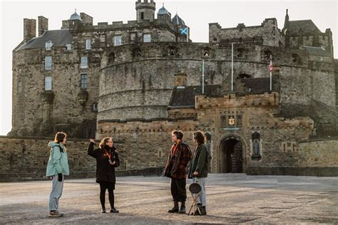 Edinburgh walking tour group