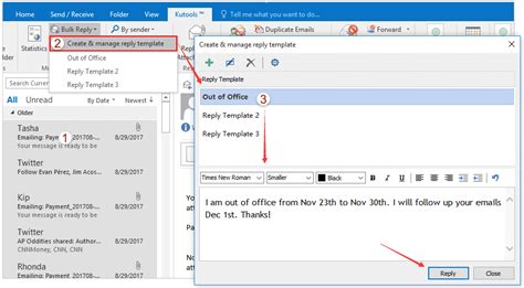 Edit Outlook Email Template